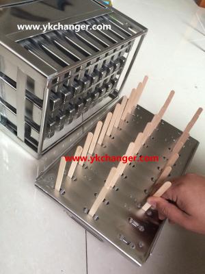 China stick ice cream mould stainless steel paletas best quality CE approved ice lolly moulds for sale