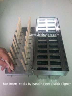 China Steel ice cream mould ice cream maker molds with extractor hot sale high quality commercial use for sale