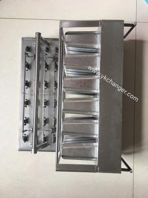 China Hard ice pop freeze molds basket stainless steel italian type 4X6 commercial use high quality including stick extractor for sale