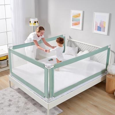 China Adjustable Height Adjustable Child's Bed Rails Baby Guardrail Toddler Bedrail Children Rail Guard Babies Barrier For King Size Bed for sale