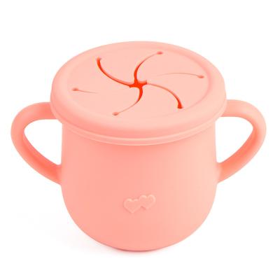 China Food Grade BPA Free Baby Silicone Cup With Straw NO-puddle Silicone Sippy Cups Eco Friendly Custom Safe for sale