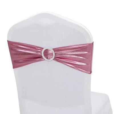 China Decoration Disposable Wedding Chair Tanning Chair Sash With Buckle for sale