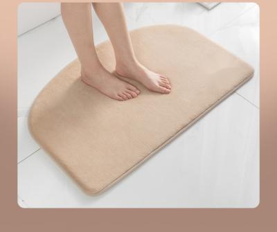 China High Quality Durable Home Soft Absorbent Cover Mat Bathroom Sponge Memory Foam Anti-Slip Bath Mat for sale