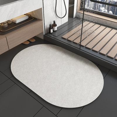 China Wonderland Sustainable Super Water Absorbent Anti Slip Mats Diatomite Earth Bath Mat for sale