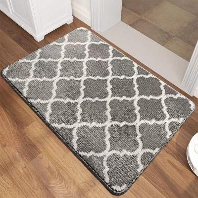 China 2022 New Design Washable Custom Anti Slip Door Mats , Welcome Entrance Mat For Home for sale