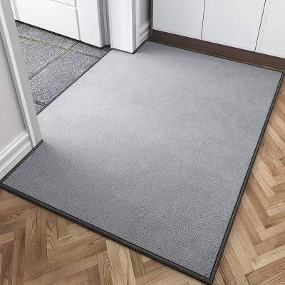 China Hot Sale Washable Check Your Energy Door Mats Rubber Non-Slip Home Door Mat for sale