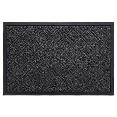 China Back Door Mat Solid Anti-Slip Washable Eco Friendly Rubber Mats for sale