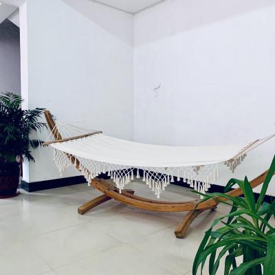 China Amazon Factory Modern Hot Sale Bohe Swing Big Size Wooden Stand Customize Hammock for sale