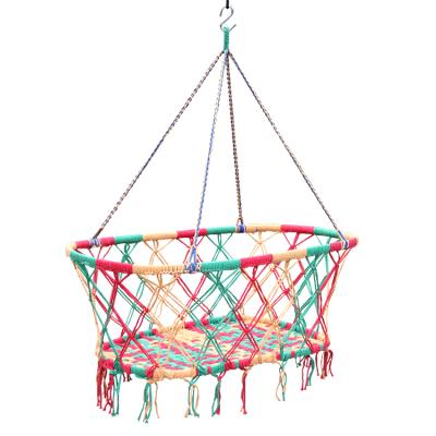 China Antibacterial High Quality Macrame Crib Baby Swing Baby Sack Sleeping Kids Chair Made of COTTON WOOD CANVAS Environmentally Friendly for sale