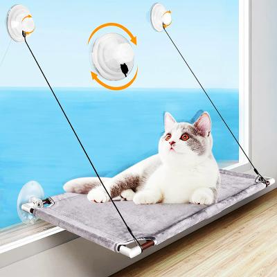 China Travel Cat Window Perch for Indoor Large, Hammock Shelves, Heavy Duty Button Suction Cups, Sturdy, Space Saving and Easy to Assemble for sale