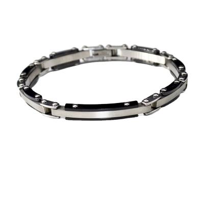 China Hot Sale Sliver Bracelet Men Stainless Steel Charms Bracelet For Fashion Sale Designer Bracelets for sale