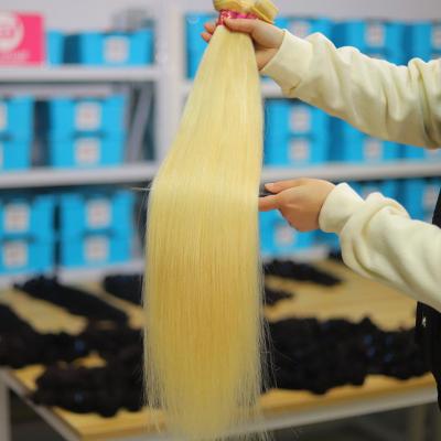 China 100% Virgin Hair Cuticle Lined Virgin Hair Vendors, Grade 10A Brazilian Hair Wholesale Bundles Suppliers, Blonde Hair Manufacturers in China for sale