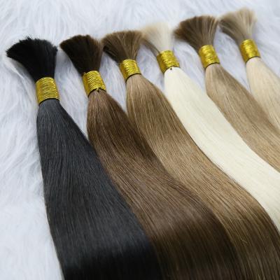 China High Quality Brazilian Bulk Hair Material, Wholesale Virgin Hair Bulk Vendors Bundles Raw Indian Hair Bulk No Braiding No Weft for sale