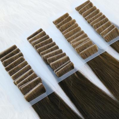 China Wholesale Hand Tied 100% Hand Tied Virgin Hair Double Injection Tape Hair Extensions Remy Invisible Tape In Human Hair Extensions for sale