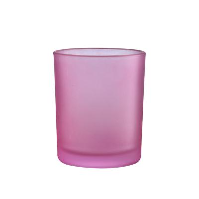 China Design Good Quality Special Classic Empty Heat Resistant Cup 215ml Insulated Glass Candle Holder for sale