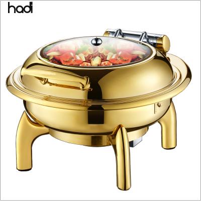 China Professional luxury restaurant serving chafing dish stainless steel electric heater chafing dish buffet for sale for sale