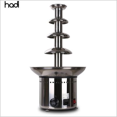 China 2019 New Product Luxury Modern Banquet Equipment Commercial Battery 4 Tier Chocolate Fountain Professional Sale for sale