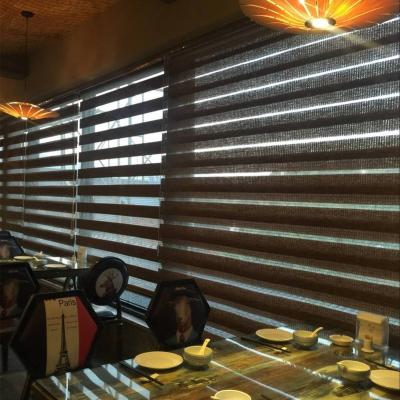 China Double-Layer Minimalist Light-Breathable Single Zebra Blind Fabric for sale