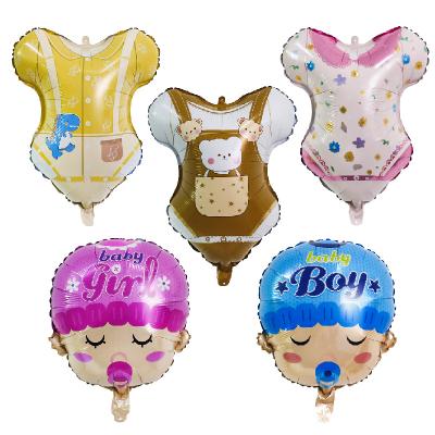 China Foil 1set Welcome Baby Boys Girls Foil Balloons Gender Reveal Baby Shower Stroller Globos Toys For Newborn Birthday Party Decoration for sale