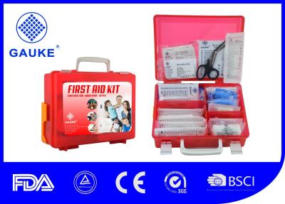 China Plastic Box Type Industrial First Aid Kit For Construction Site Transparent for sale