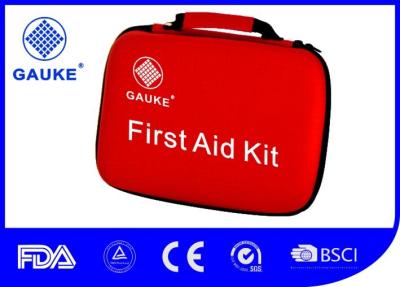 China Red EVA Case Tote Style Outdoor First Aid Kit For Survival Large Capacity for sale