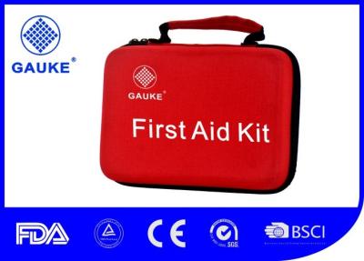 China Personal Trekking Outdoor First Aid Kit Medical EVA Carrying Cases With Handle for sale