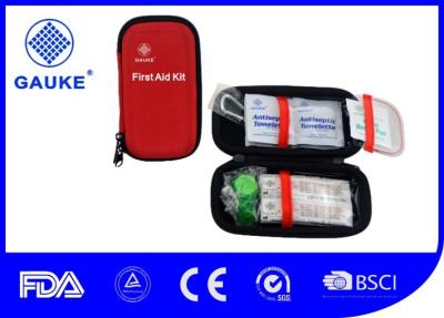 China Private Label Outdoor First Aid Kit EVA Hard Case With Carabiner / Key Chain for sale