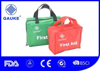 China Colored DIN13164 First Aid Kit With Handle Easy Take Disaster Emergency Bag for sale