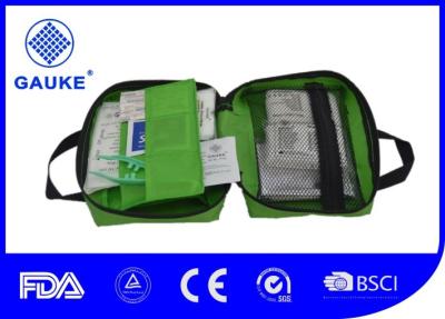 China Partitioned Outdoor First Aid Kit For Backpacking Soft 210D Nylon Bag for sale