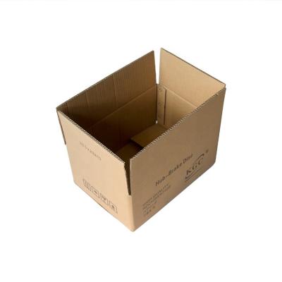 China Factory Customized Auto Parts Packaging Corrugated Cardboard Box Recyclable Kraft Cardboard Color Packaging Turnover Corrugated Mailing Cardboard Box for sale