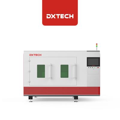 China Hot Sales Representative 1000W Water Cooled Chinese CNC High Precision Metal Fiber Laser Cutting Machine For Stainless Steel DXTECH for sale