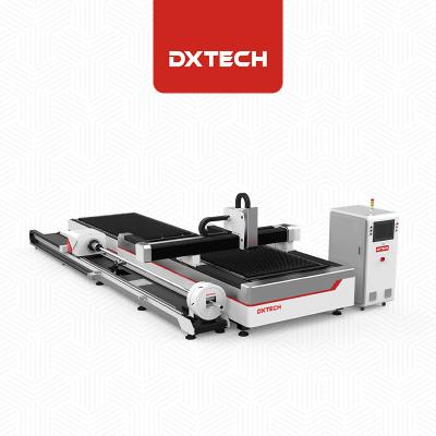 China Water Cooled High Quality Tube Pipe Fiber Laser Cutting Machines 1000W 2000W Sheet Metal Laser Cutting Machine For Square Stainless Tube for sale