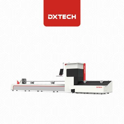 China Metal Tube Laser Cutting Machine 1500w 2000w 3000w Water Cooled Laser Cutter For 6m Series And Square Iron Steel Pipe for sale