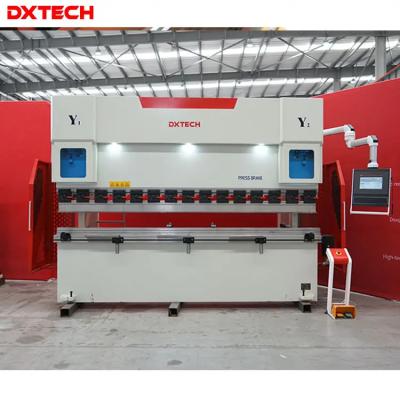 China Stainless plate bending dxtech sheet bending machine working metal press brake 63T 3200mm for sale