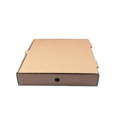 China Recyclable High End Paper Brown Pizza Boxes Are Used For Pizza Food for sale