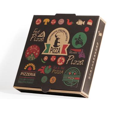 China Wholesale Recyclable Disposable Fast Food Packaging Pizza Boxes Custom Printed Paperboard for sale