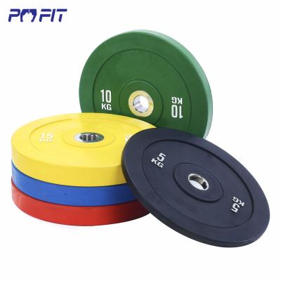 China Gym Fitness Weightlifting Exercise Durable Rubber Weight Barbell Dish 10kg 15kg 20kg 25kg for sale