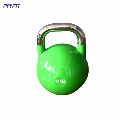 China Cross Fit Weightlifting Grip Kettle Bell Competition Kettlebell Cavity Gym Equipment Stainless Kettlebell for sale