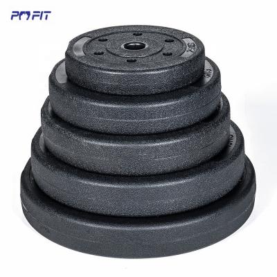 China Factory Manufacturer Cheap Price Disc 2.5kg 5kg 7.5kg 10kg Eco-friendly PE Barbell Weight Plate for sale