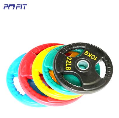 China pve weight plate color rubber plate eco-friendly powerlifting colored plate eco-friendly powerlifting for sale