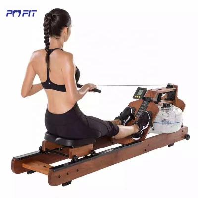 China Foldable Universal Indoor Water Rower Exercise Fitness Gym Commercial Rowing Machine for sale