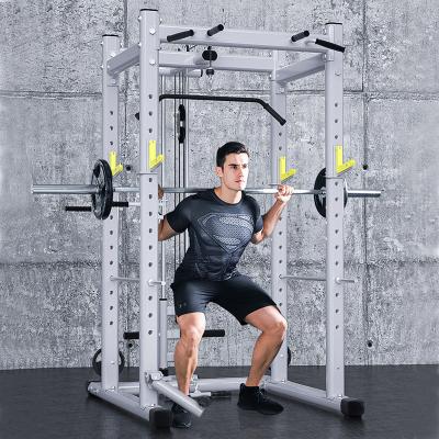 China Portable Power Cage Station Gym Attachment Monster Power Rack Squatting Rack Weight Stack for sale