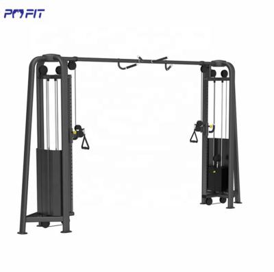 China Portable Strength Training Compact Cable Exerciser Adjustable Crossover Cable Fitness Gym Equipment for sale