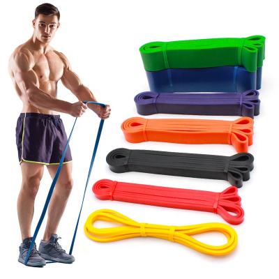 China High Quality Eco-friendly Latex Band Home Gym Fitness Exercise Resistance Band Set for sale