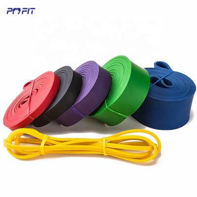 China Exercise gym fitness resistente bands resistance band eco-friendly shaping flat rolls for sale