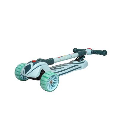 China 2021 New Hot Selling Child Kids Scooter With LED Light Music Storage Foldable Convenient Kids Kick Foot Scooter for sale