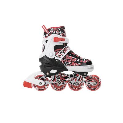 China MESH Hot Selling Durable Suitable for Kids Beginners Sensitive Brake Toys Speed ​​Integrated Roller Skate Flashing Boots for sale