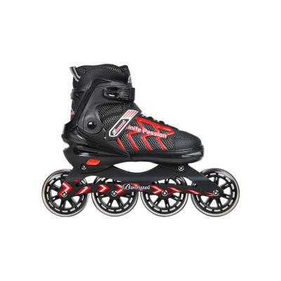 China High Quality Durable PU Rubber 4 Wheels Roller Skates Adjustable Professional Flashing Safe Integrated Shoes For Kids Adults for sale