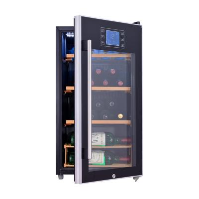 China COMPRESSOR Factory Commercial Electric Glass Single Door Wine Cooler Fridge for sale