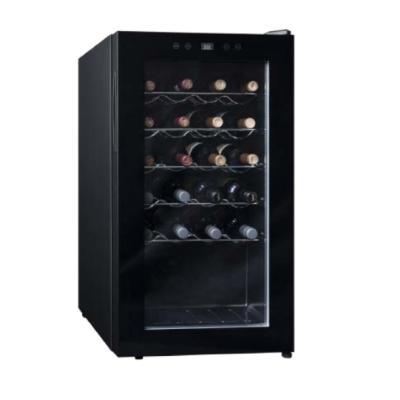 China COMPRESSOR 24 bottles 90L top tier wine cooler for sale for sale